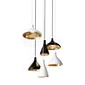 Pablo Designs Swell Hanglamp LED wit/messing - ø20 cm