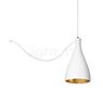 Pablo Designs Swell Hanglamp LED wit/messing - ø20 cm