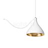 Pablo Designs Swell Pendant light LED white/brass - ø30 cm