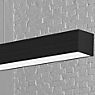 Panzeri Brooklyn Line Lampada a sospensione LED nero, 152 cm