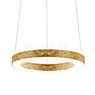 Panzeri Golden Ring, lámpara de suspensión Up & Downlight LED dorado