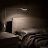 Panzeri Jackie Wall Light LED black application picture