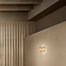 Panzeri Murané, lámpara de pared LED champán - ejemplo de uso previsto
