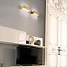 Panzeri Toy Wall Light LED gold - 25 cm - switchable , discontinued product application picture