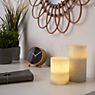 Pauleen Cosy Feather LED Candle grey - set of 2 , Warehouse sale, as new, original packaging application picture