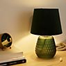 Pauleen Crystal Velours, lámpara de sobremesa verde - ejemplo de uso previsto