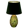 Pauleen Crystal Velvet Table Lamp green