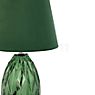 Pauleen Crystal Velvet, lámpara de sobremesa verde