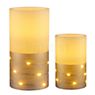 Pauleen Fairy Lights LED Candle white/silver - set of 2