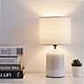 Pauleen Sandy Glow Table Lamp white/cotton application picture