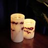 Pauleen Shiny Bloom LED Candle white/flowers - set of 2 application picture