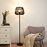 Pauleen Timber Pearl, lámpara de pie negro , Venta de almacén, nuevo, embalaje original - ejemplo de uso previsto