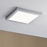 Paulmann Abia Ceiling Light LED square chrome matt application picture