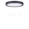 Paulmann Abia Plafondlamp LED rond donkergrijs