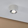 Paulmann Argun Ceiling Light LED 1 lamp aluminium brushed application picture
