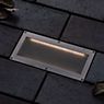 Paulmann Aron, foco de suelo empotrable LED con solar 10 x 10 cm , Venta de almacén, nuevo, embalaje original - ejemplo de uso previsto