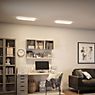 Paulmann Atria Shine Ceiling Light LED square chrome matt - 42 x 42 cm - 3,000 K - dimmable in steps application picture