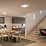 Paulmann Atria Shine Ceiling Light LED square chrome matt - 42 x 42 cm - 3,000 K - dimmable in steps application picture
