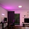 Paulmann Atria Shine Ceiling Light LED square chrome matt - 58 x 20 cm - RGBW application picture