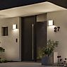 Paulmann Azalena Solar-Wall- and Ceiling Light LED anthracite application picture