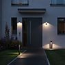 Paulmann Capea Wall Light LED with Motion Detector grey application picture