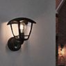 Paulmann Classic Curved Wall Light with Motion Detector anthracite application picture
