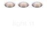 Paulmann Cole Loftindbygningslampe LED hvid/sølv mat, Sæt med 3