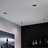 Paulmann Cole Plafondinbouwlamp LED zwart/goud mat, Set van 3 productafbeelding