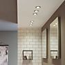 Paulmann Cole recessed Ceiling Light LED black/silver matt, Set of 3 , Warehouse sale, as new, original packaging application picture