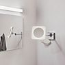 Paulmann Jora Miroir de maquillage mural LED chrome - produit en situation