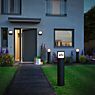 Paulmann Padea Bollard Light LED with Motion Detector anthracite application picture