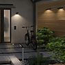 Paulmann Yoko Wall Light LED with Solar anthracite, with motion detector application picture