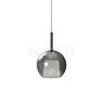 Penta Glo, lámpara de suspensión negro/transparente - 25 cm