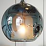 Penta Glo, lámpara de suspensión titanio/acabado espejo - 38 cm