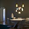 Penta MoM Pendant Light black/blue - 38 x 23 cm application picture