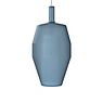 Penta MoM, lámpara de suspensión negro/azul - 20 x 40 cm