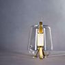Prandina Luisa Tafellamp LED messing/helder - 20 cm , uitloopartikelen
