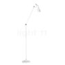 Rotaliana Luxy Gulvlampe hvid/hvid skinnende - med arm