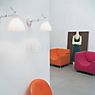 Rotaliana Luxy W0 Wall Light white/red application picture