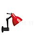 Rotaliana Luxy W0, lámpara de pared negro/rojo