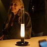 Santa & Cole Sylvestrina, lámpara recargable LED negro - ejemplo de uso previsto