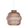 Secto Design Kumulo 5200 Pendant Light walnut veneered