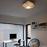 Secto Design Kuulto Lampada da parete o soffitto LED bianco laminato - 52 cm - immagine di applicazione