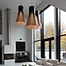 Secto Design Magnum 4202 Pendant Light walnut, veneered/textile cable white , Warehouse sale, as new, original packaging application picture