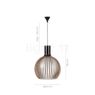 Measurements of the Secto Design Octo 4240 Pendant Light birch, natural/ textile cable white in detail: height, width, depth and diameter of the individual parts.