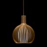 Secto Design Octo 4241, lámpara de suspensión negro, laminado/ cable textil negro