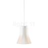 Secto Design Petite 4600, lámpara de suspensión blanco, laminado/ cable textil blanco