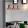 Secto Design Puncto 4203 Hanglamp walnuss, fineer/textielkabel wit productafbeelding