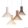 Secto Design Puncto 4203 Pendel walnuss, fineret/tekstilkabel hvid