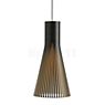 Secto Design Secto 4200, lámpara de suspensión negro, laminado/ cable textil negro